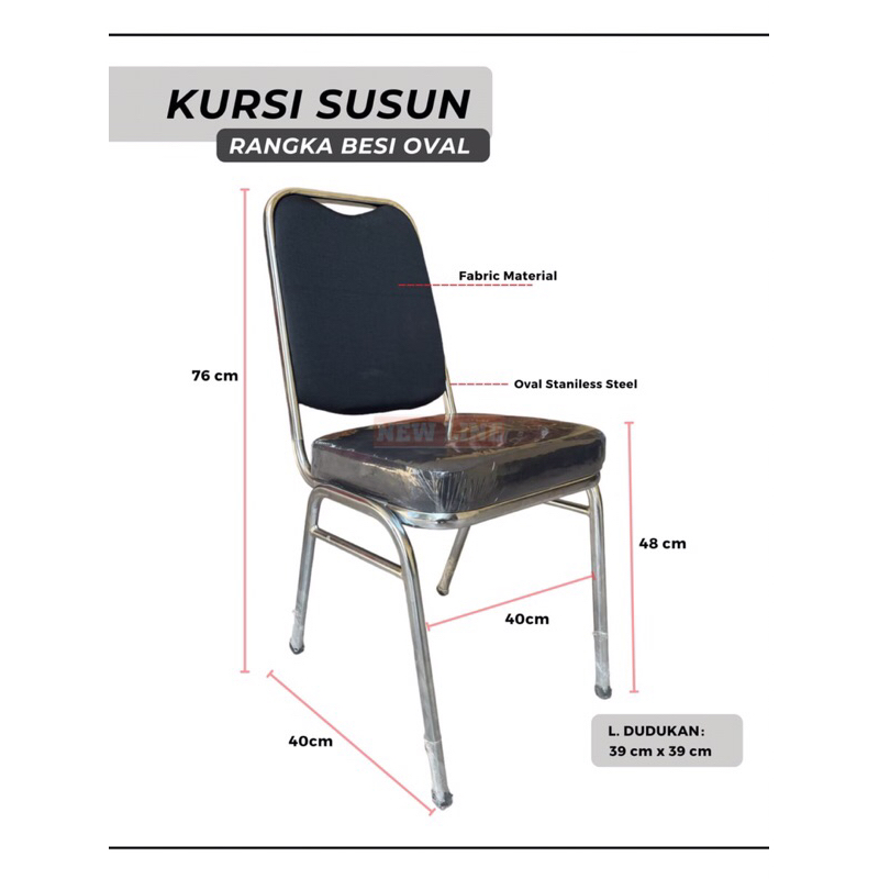 Kursi susun, kursi hajatan, kursi empuk