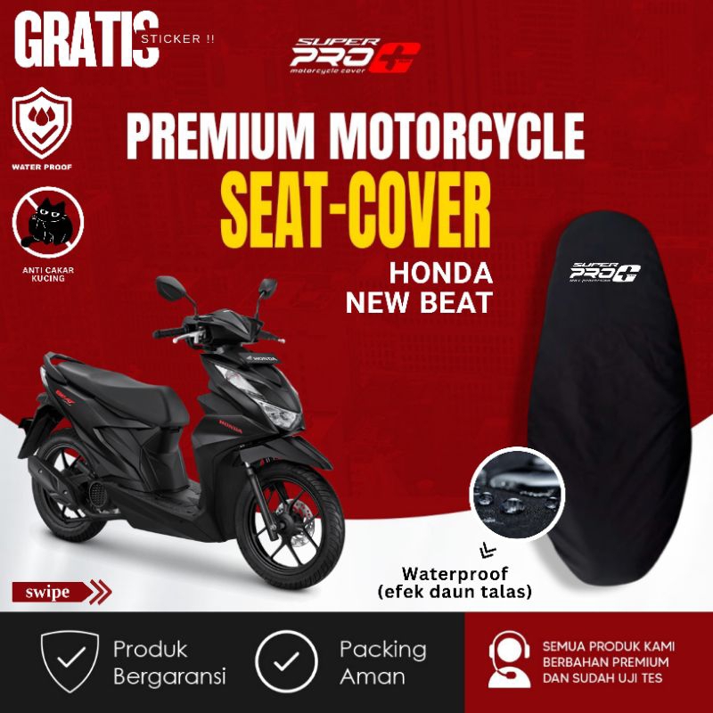 sarung jok motor beat anti air cover jok waterproof anti cakar kucing Universal