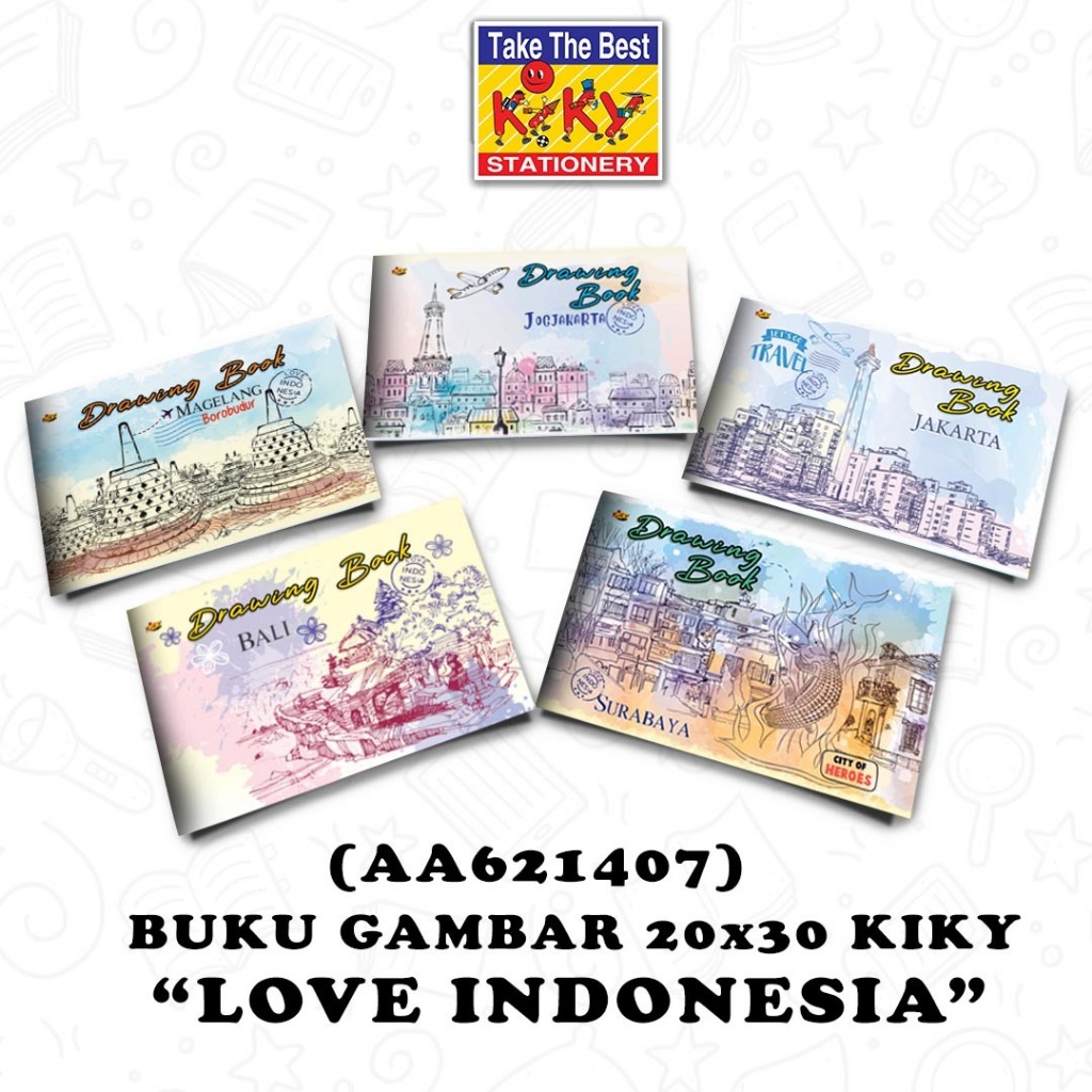 

KIKY Buku Gambar Besar (Uk. 20 x 30 cm) - 1 Buku