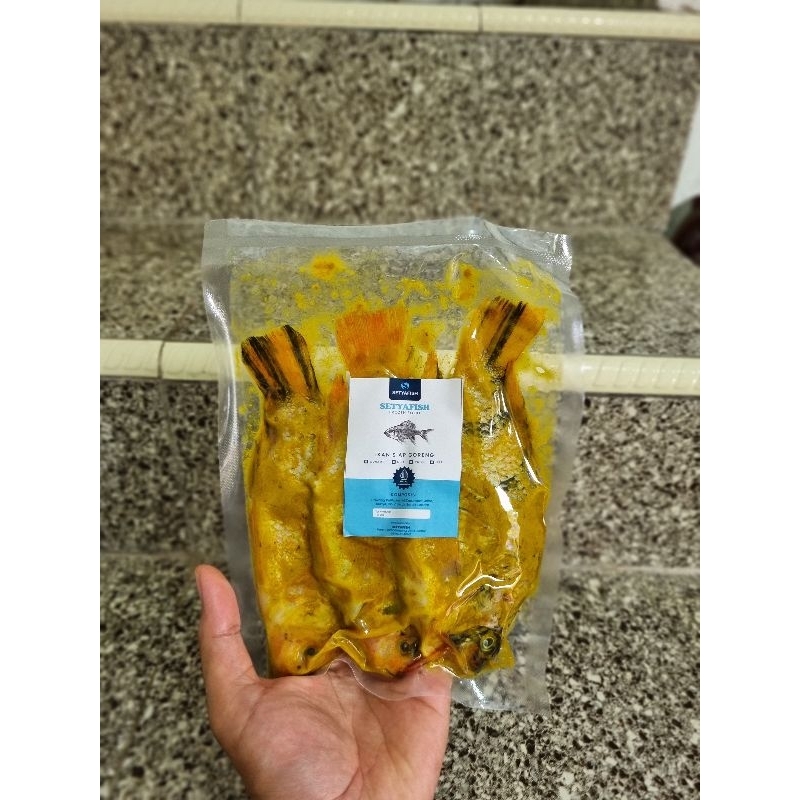 

Ikan Nila Bumbu Kuning Siap Goreng