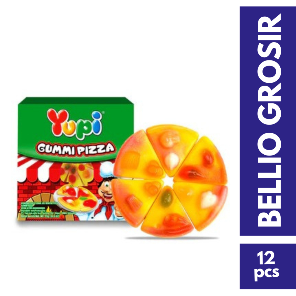 

Permen Yupi Gummi Pizza Box Isi 12Pcs 12 Pcs