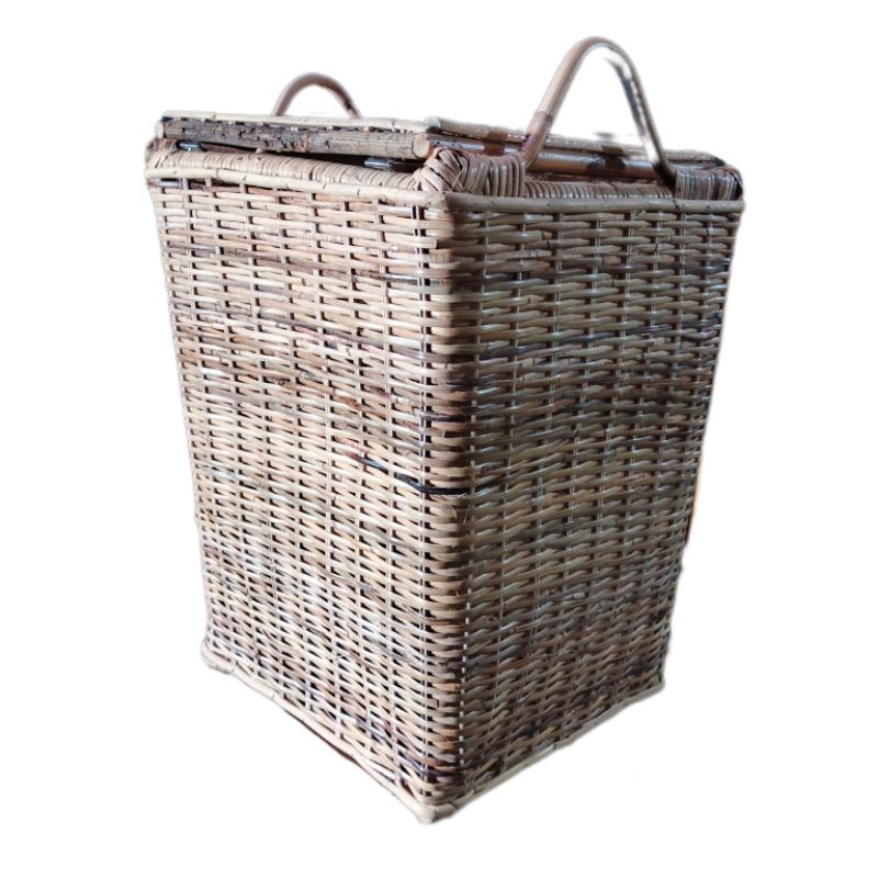 Keranjang baju rotan - keranjang rotan besar - keranjang serbaguna - keranjang laundry