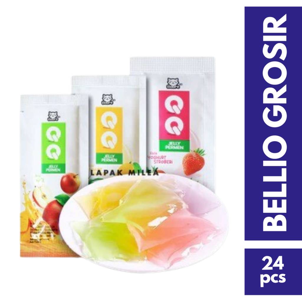 

Silkys Yogurt Jelly Slurpp Jelly QQ 1 box isi 24pc Aneka Rasa buah