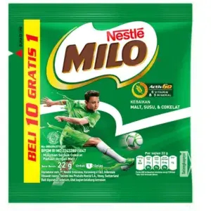 

Milo saset 1 renceng isi 10