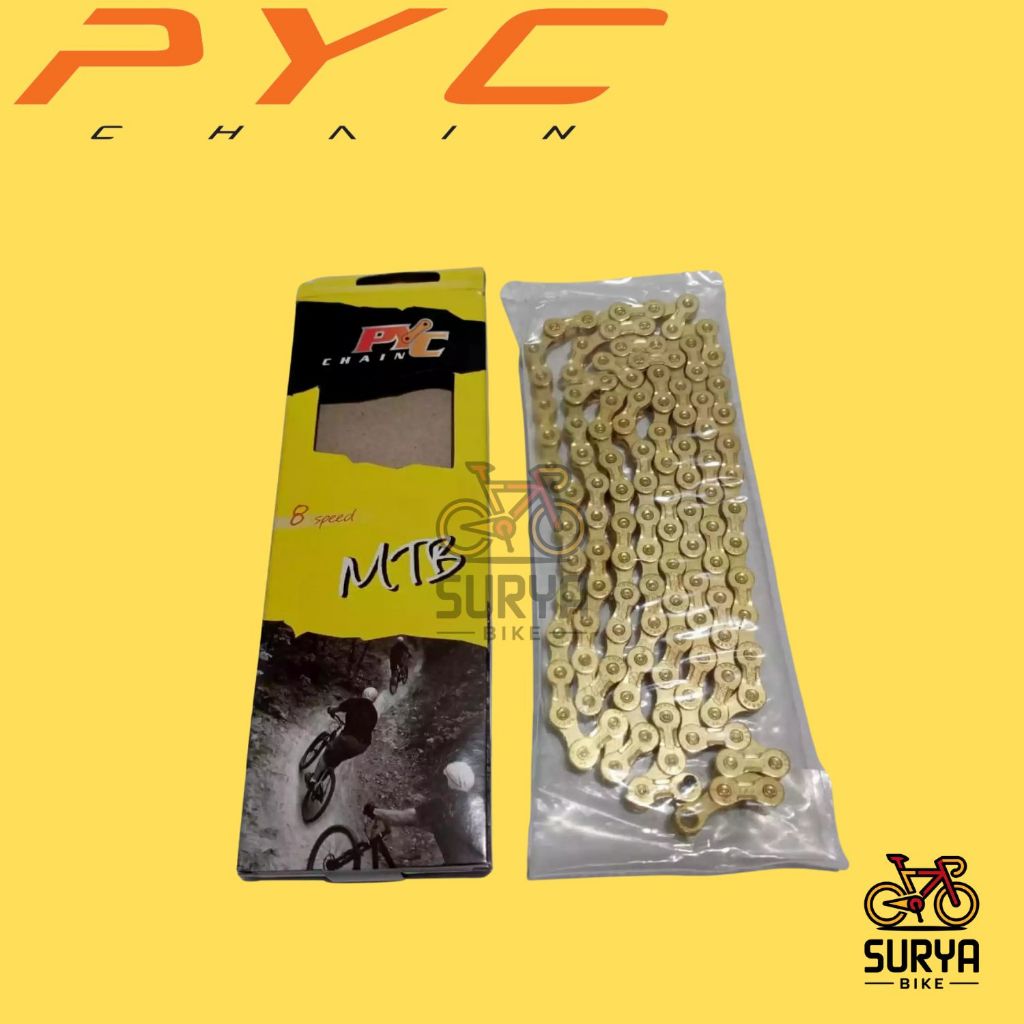 Rantai Sepeda 8 Speed PYC P8003 Rante Chain PYC P8003