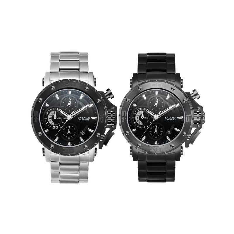 BALMER 7975 MC SILVER BLACK DAN GREY BLACK