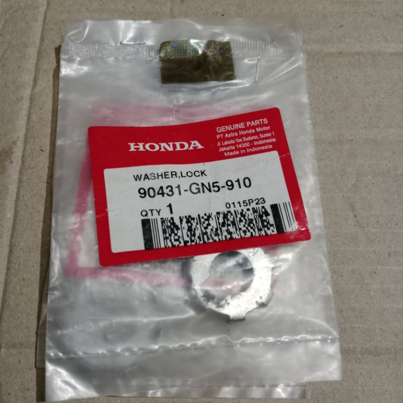 AHM 90431-GN5-910 Ring Pengunci Mur Kopling Grand,Legenda,SupraX,SupraFit,Revo,Karisma