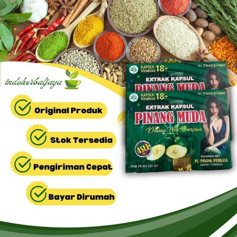 

pinang muda kapsul//isi 10 sachet @2 kapsul//original 100%
