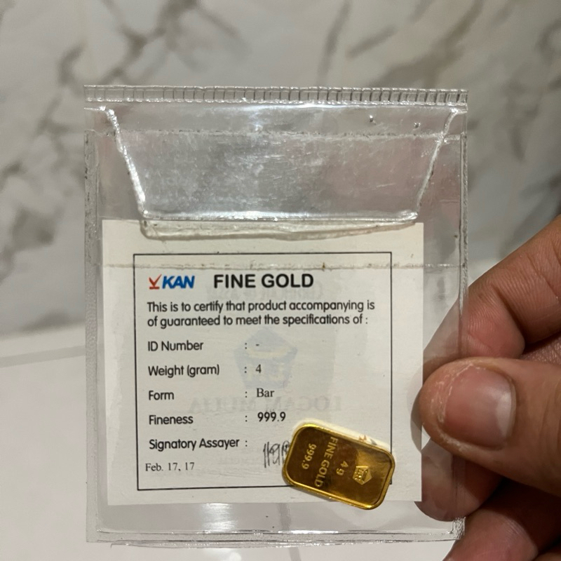 Logam Mulia Emas Antam 4 Gram Retro
