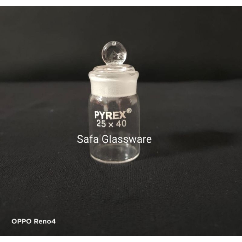 Botol Timbang 25x40 Weighing Bottle Pyrex