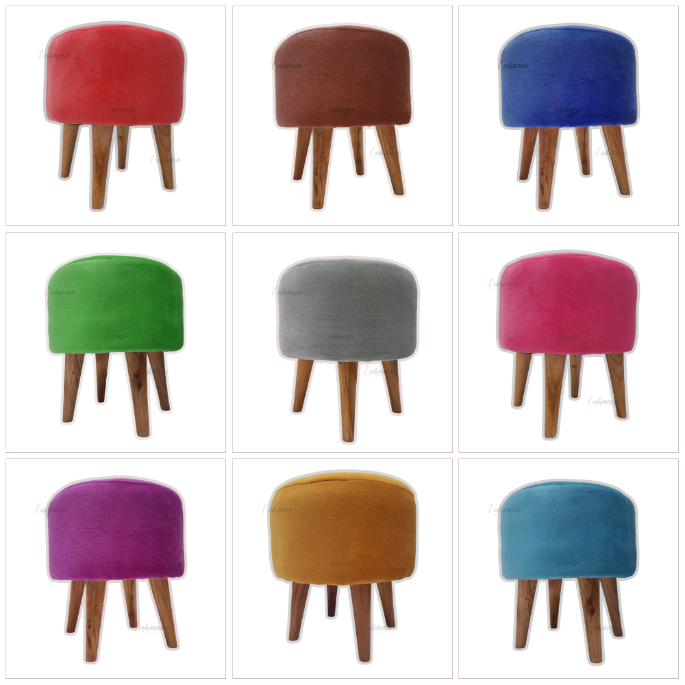 STOOL KANCING / STOOL BULAT / STOOL KOTAK BAHAN BLUDRU PERLENGKAPAN RUMAH