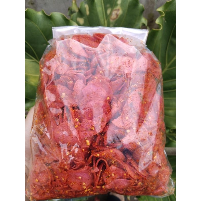 

sosreng pedas daun jeruk /sosis goreng murah bumbu melimpah isi 250gram