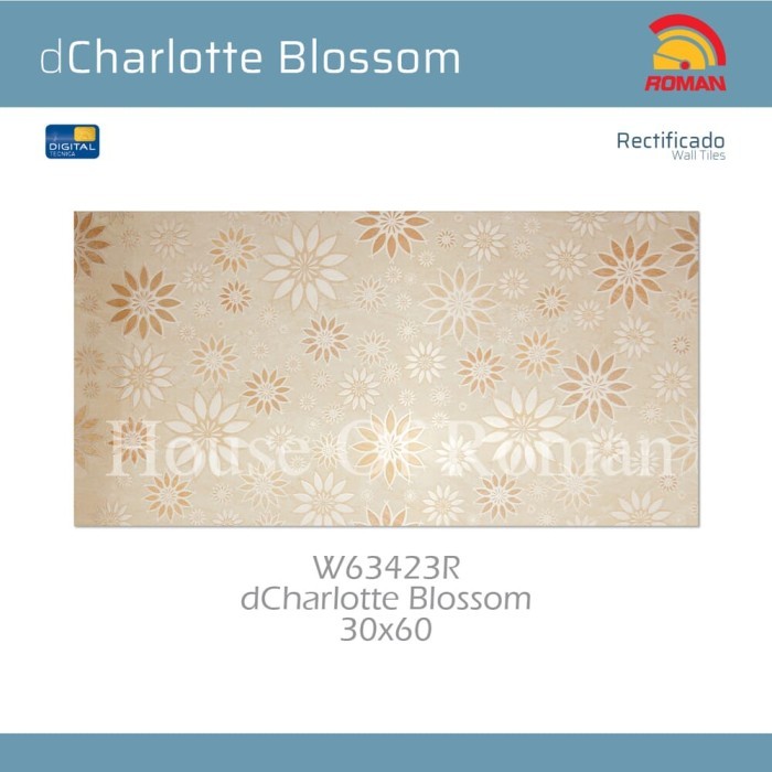 ROMAN KERAMIK dCharlotte Blossom 30x60R W63423R ROMAN KERAMIK