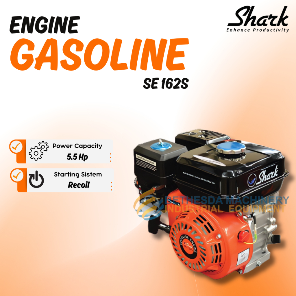 Mesin Penggerak Shark tipe SE 162S bertenaga 5.5Hp