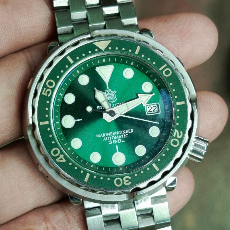 Jam Tangan Steeldive Marine Engineer Automatic 300M Like Seiko Tuna Harga Nett