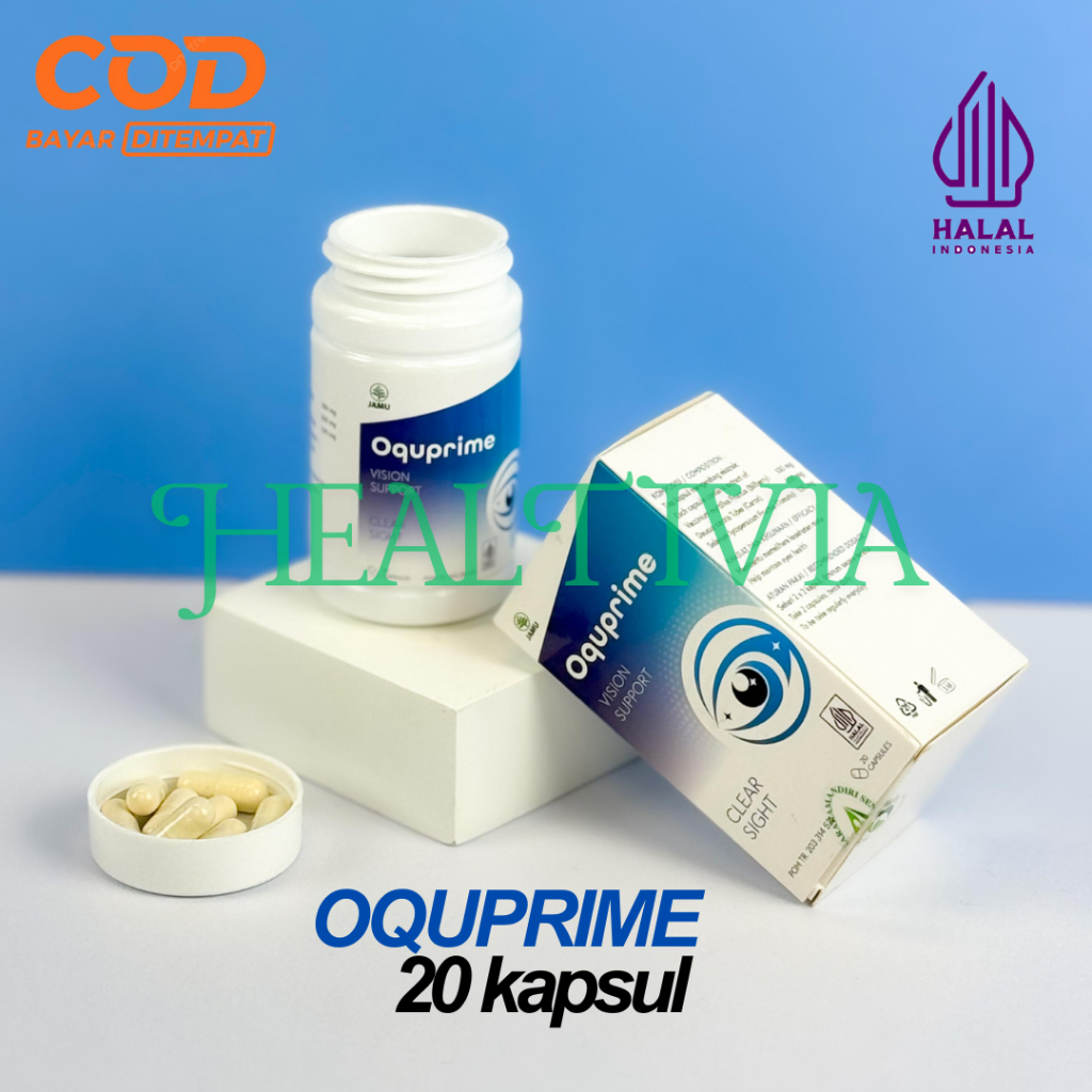 Oquprime Herbal Mata Original 20 Kapsul