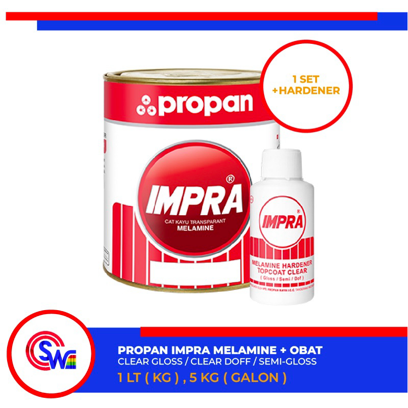 PROPAN IMPRA MELAMINE + HARDENER 1 SET