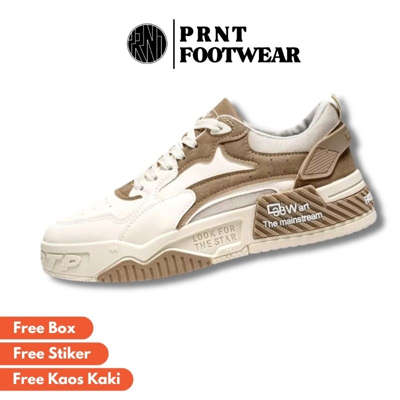 PRNT Sepatu Sport Pria Premium Quality Sepatu Sneakers Pria LV0673