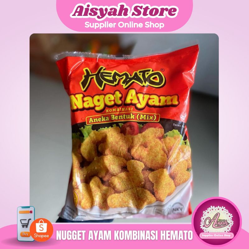 

NUGGET AYAM KOMBINASI (Aneka Bentuk/Mix) HEMATO