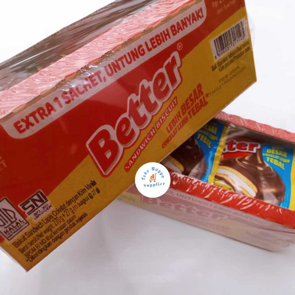 

Biskuit Sandwich Lapis Cokelat Better