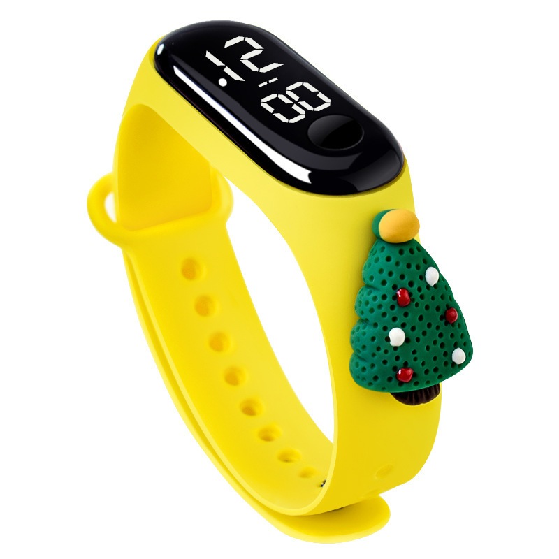 Jam LED Anak Motif Jam Elektronik Aksessoris Anak Jam Gelang Anti Air