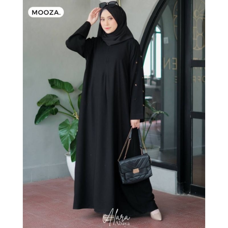 Alara Abaya Hitam Arab Gamis Wanita