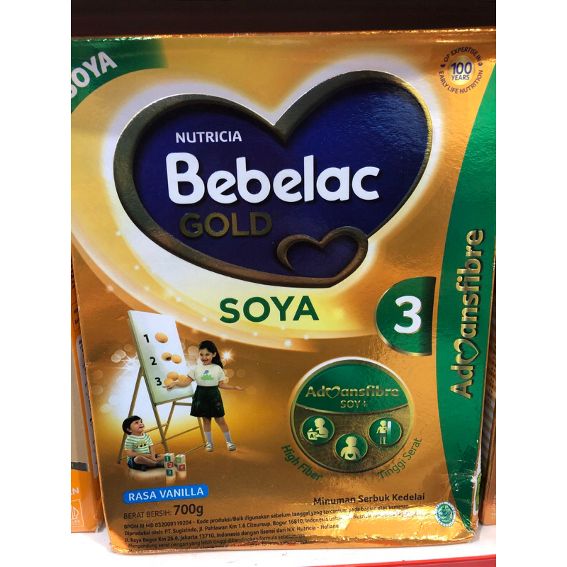 

Bebelac Gold Soya 3 Rasa Vanilla 700g