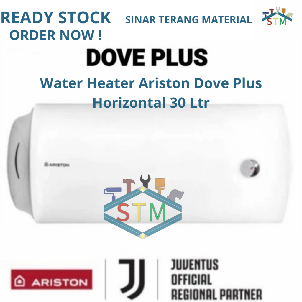 WATER HEATER ARISTON DOVE PLUS SLIM 30H / Ariston Dove 30 Liter