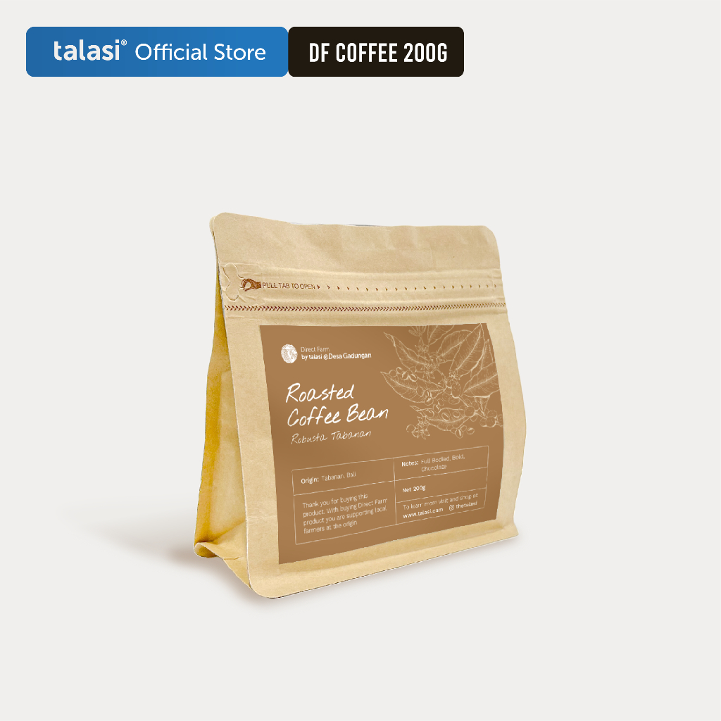 

Robusta Roasted Coffee Bean Origin Tabanan, Bali 200gr