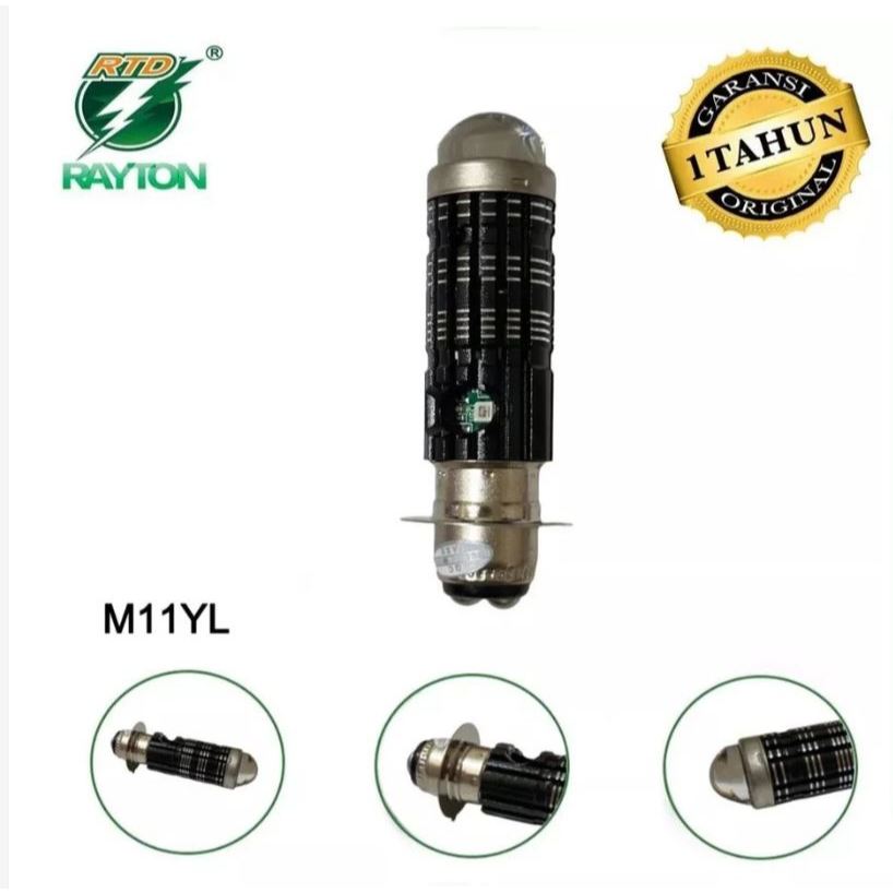 Lampu Utama Led H6 Cut Off Laser Sorot Biled Rayton RTD M11YL Senja Devil Led Original RTD Rayton