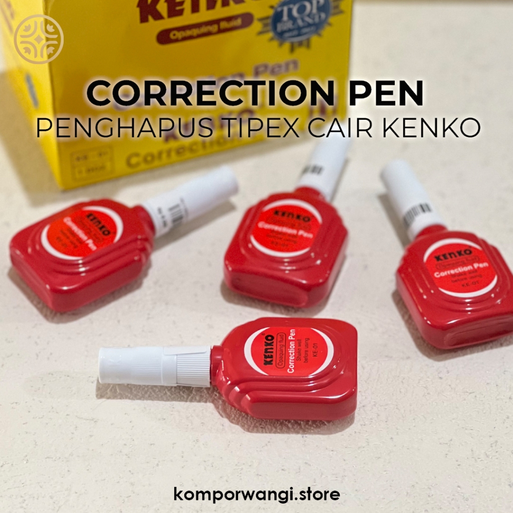 

Correction Pen Penghapus Tipex Cair Kenko KE-01