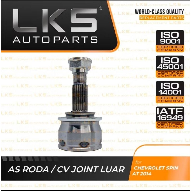 FI-925 CV JOINT AS RODA LUAR CHEVROLET SPIN AT 2014 LKS