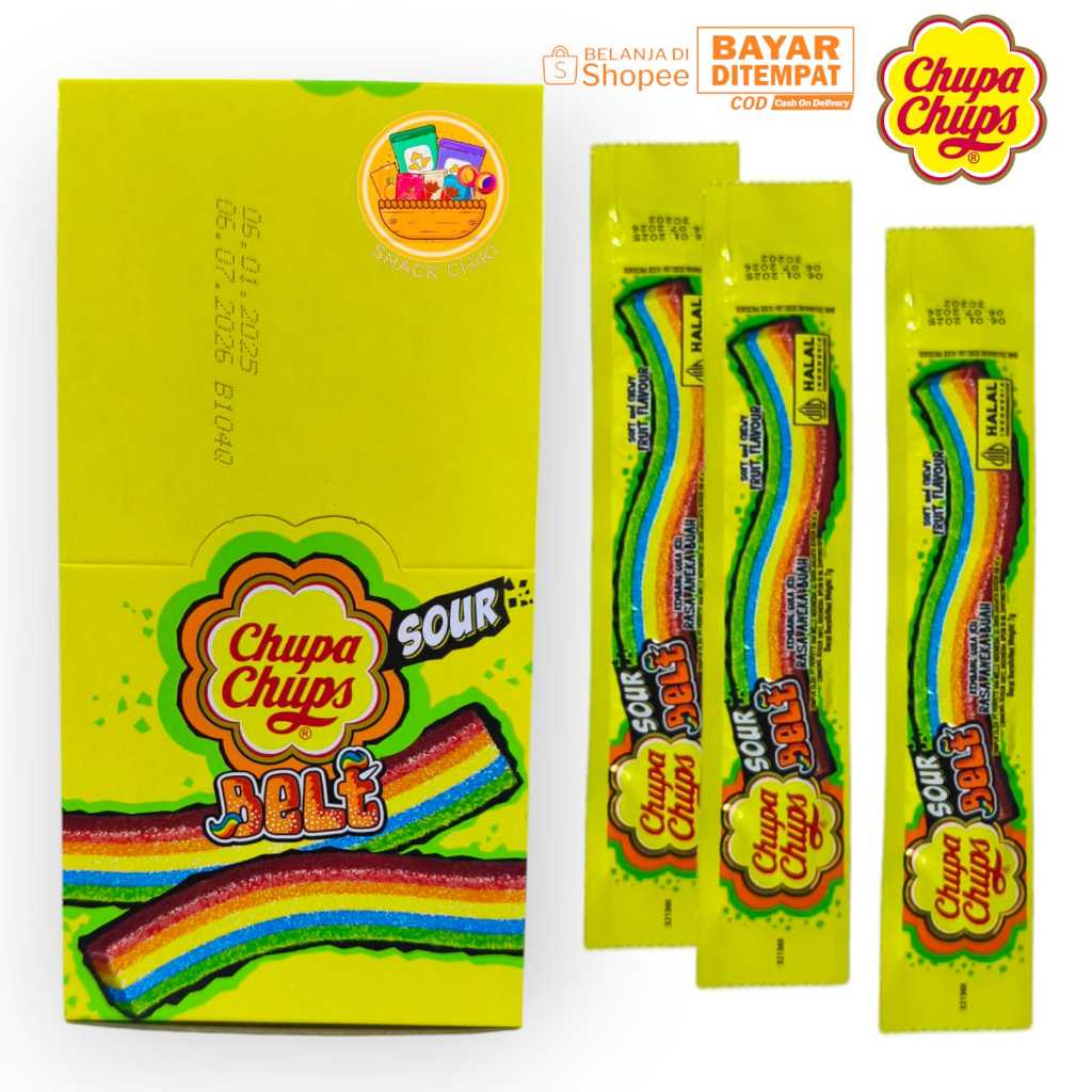 

CHUPA CHUPS BELT / SOURR 1 BOX 24 PCS @7q