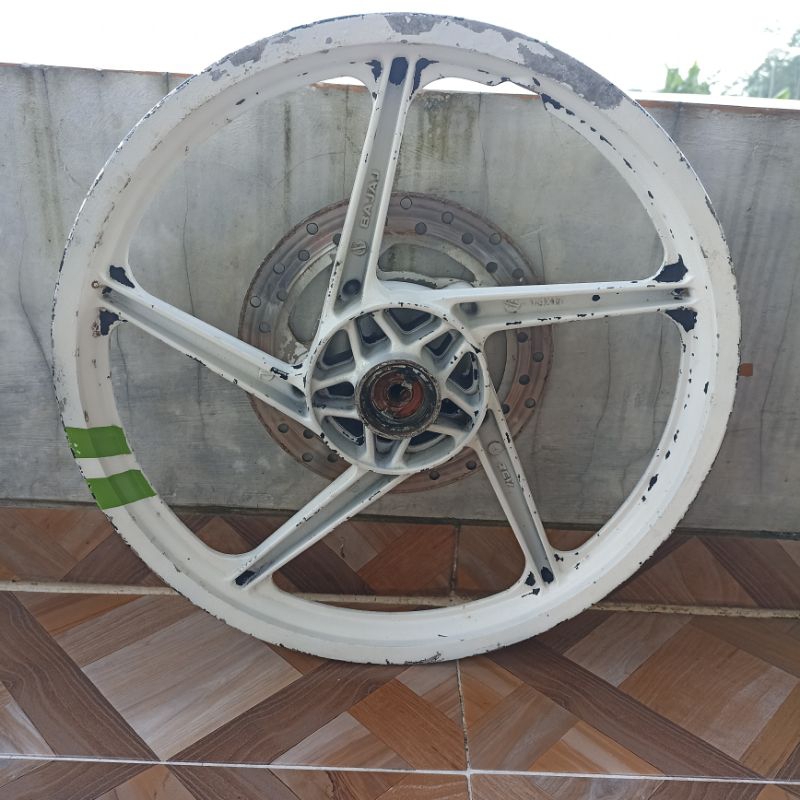 Original velg racing standar pelek depan ring 17x1.40 Bajaj pulsar 135