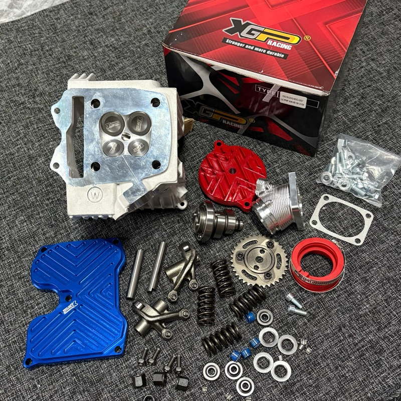 Super Head 4 Klep KPH/Kharisma kop supra 125 karisma kirana KPH 4 KLEP 21/24 XGP RACING PORTING CNC 