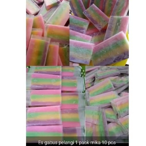 

es gabus pelangi isi 10 pcs