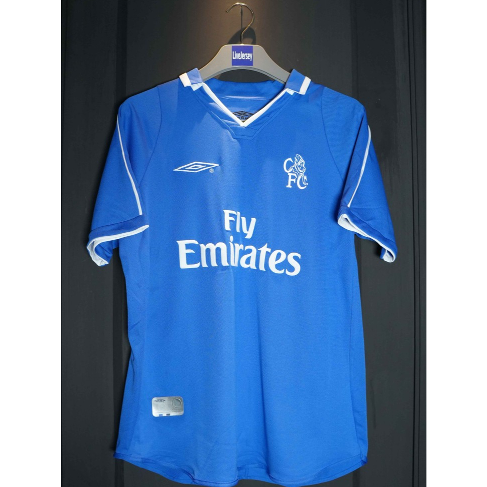 JERSEY CHELSEA VINTAGE HOME 01-03 PLAYER ISSUE