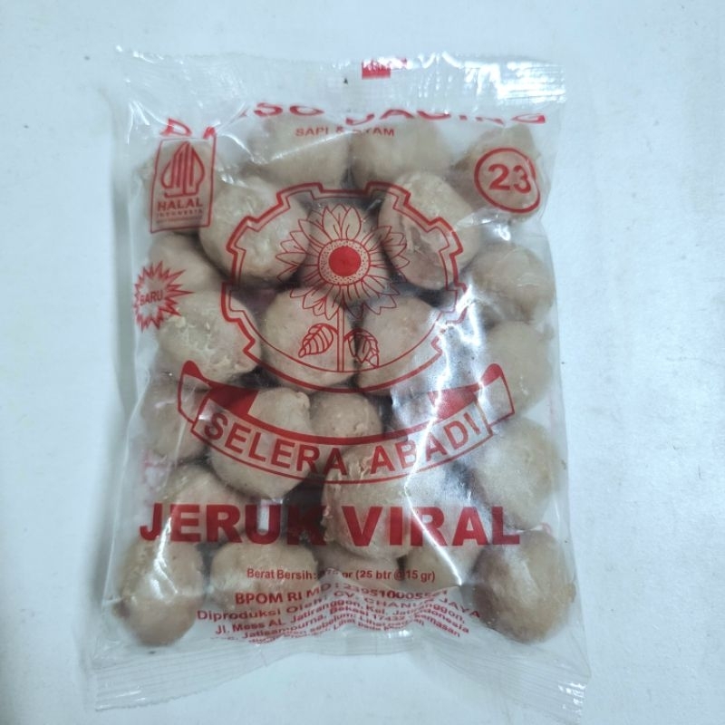 

BAKSO daging sapi jeruk viral 25s