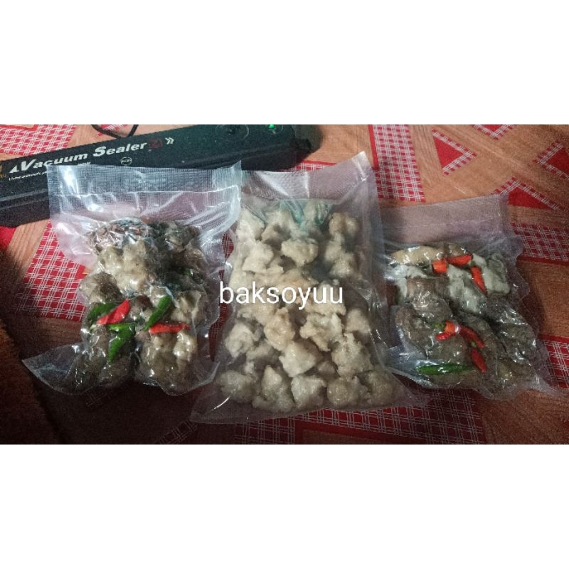 

paket 10k /bakso ikan kecil campur besar