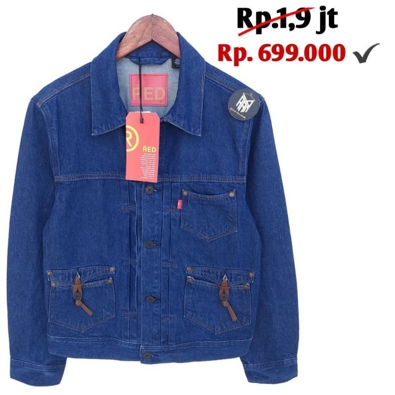 Lɛvı 's RED Type II Trucker Jacket