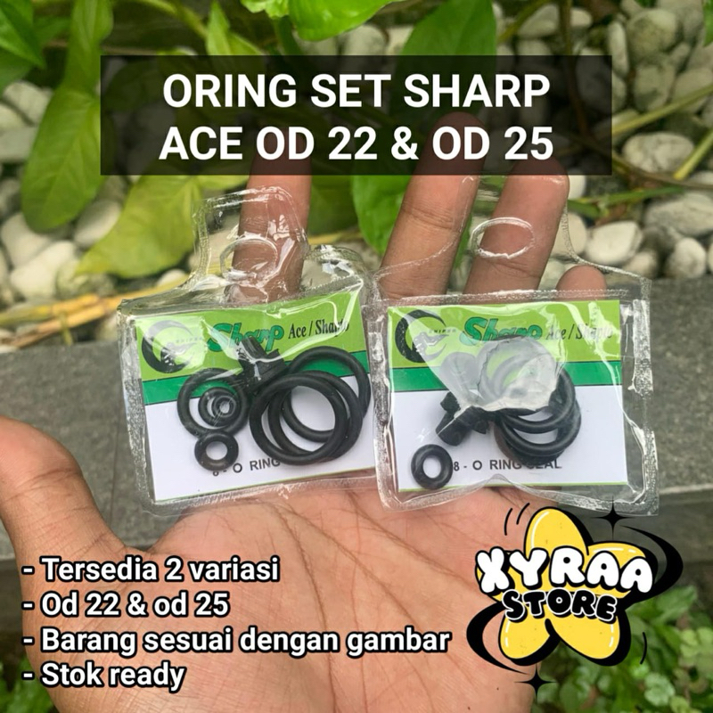 Sil set sharp ace od22 - Oring set ace od25 - Seal pompa 1 set