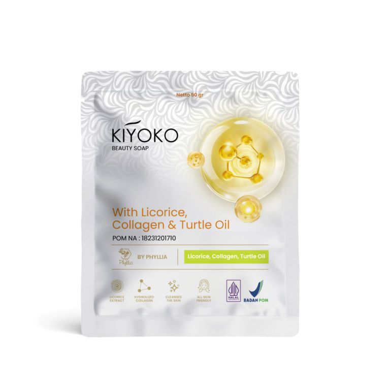 KIYOKO BEAUTY SOAP - Sabun Kecantikan Untuk Mengatasi Jerawat, Flek Hitam, Kulit Kusam Aman BPOM