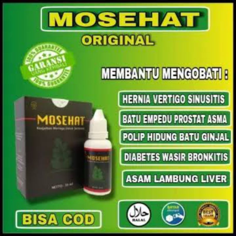 Mosehat Herbal Original Mosehat Obat tetes netto 30ml mosehat solusi hidup sehat