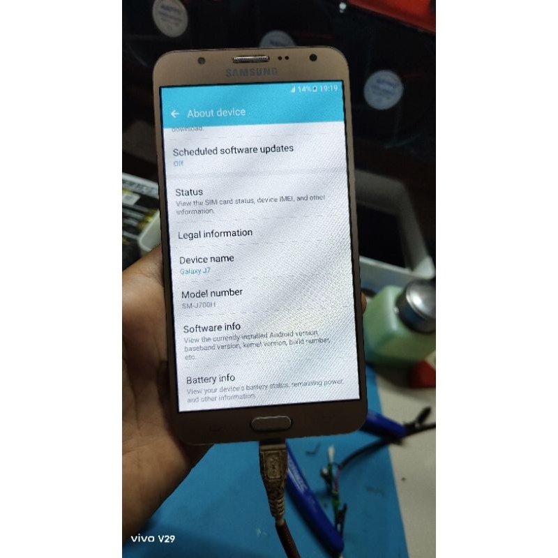 LCD SAMSUNG J7 2015 MULUS ORI COPOTAN SUPER AMOLED