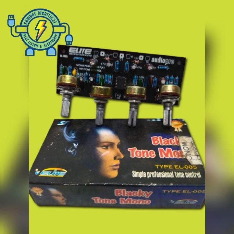 KIT  BLACKY TONE CONTROL MONO XBR EXPANDED BASS RADIATOR