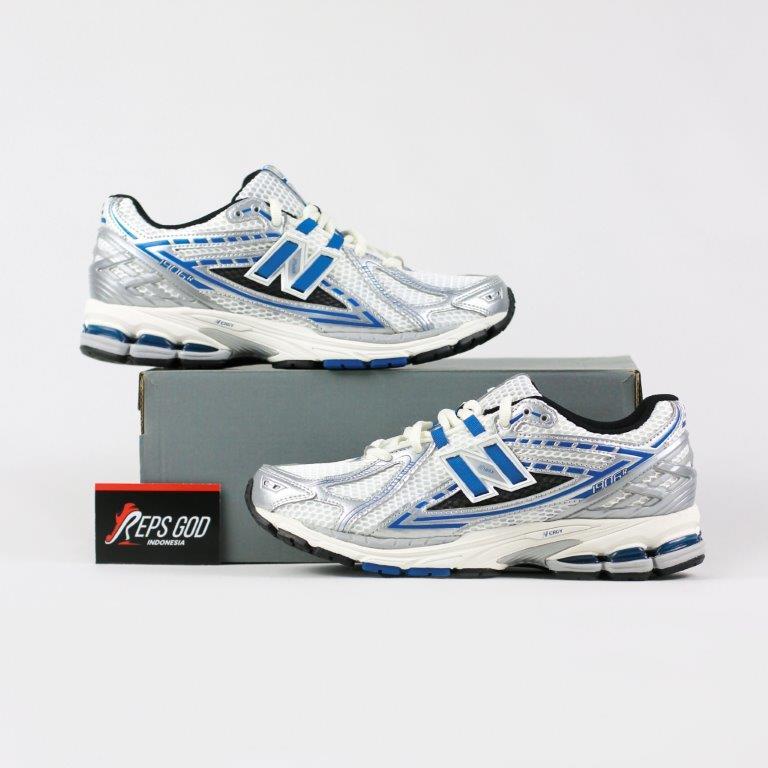Sepatu NB 1906R Silver Metallic Blue Casual Gym Olahraga Jogging Joging Pria Wanita Sneakers