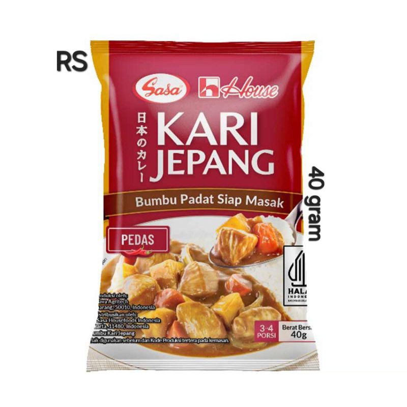 

sasa house kari jepang pedas/original 40g