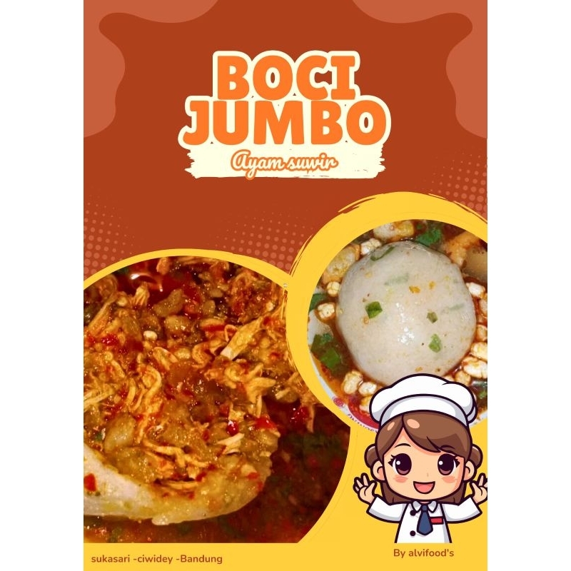 

Baso aci ayam suwir jumboo