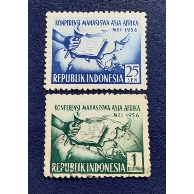 

Prangko Lawas Indonesia Konperensi Mahasiswa Asia-Afrika Thn 1956
