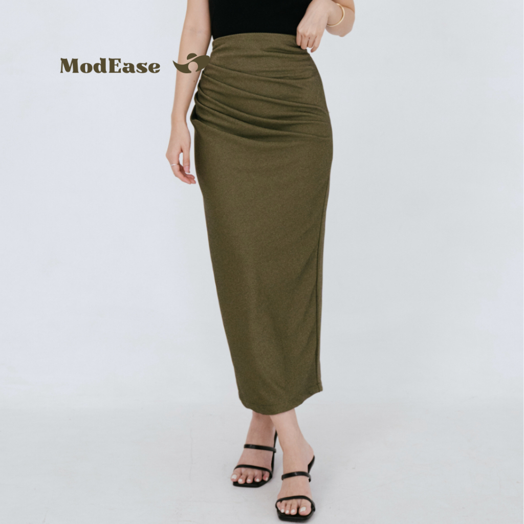 ModEase Outfit - Rok Span Rajut NADA | Premium Knit Skirt | Rok Panjang Wanita